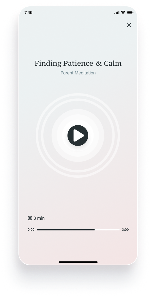 Image of Era app screen parent child relationship connection wheel